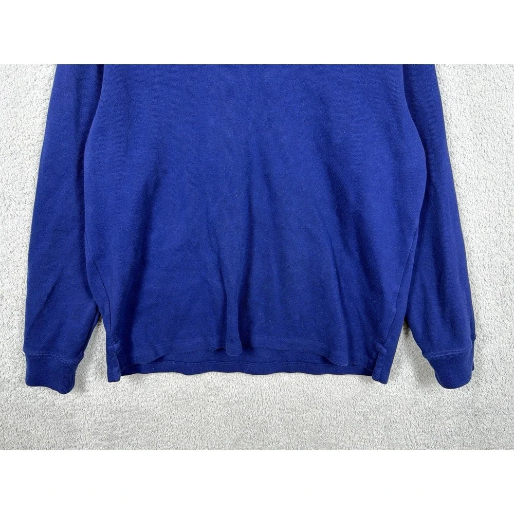 Polo Ralph Lauren‎ 1/4 Zip Sweater Mens Size L Quarter Zip Pullover Men's Blue